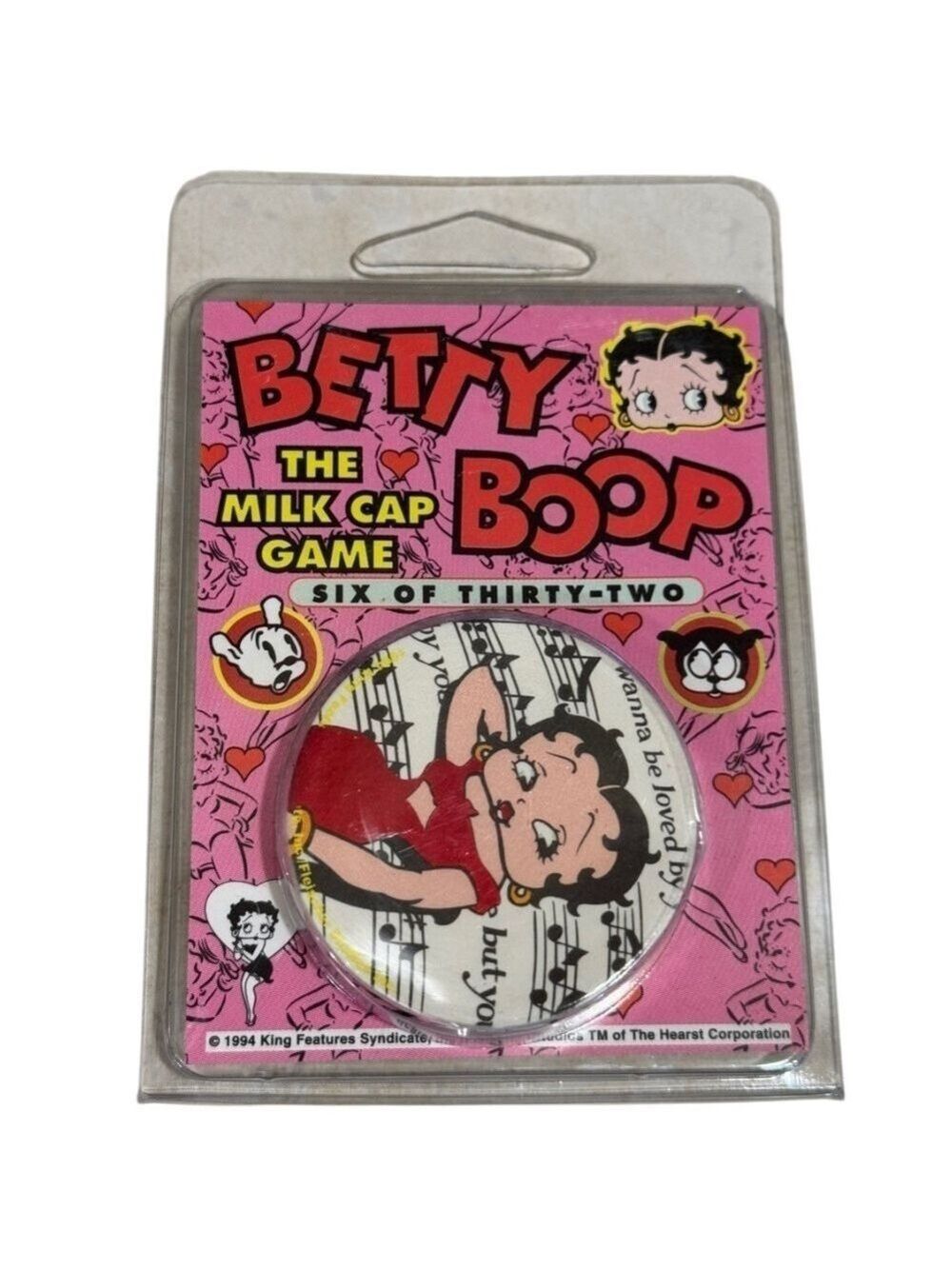 Betty Boop Milk Cap Game 1994